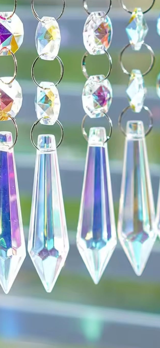 The Rainbow-Casting Chandelier Curtain